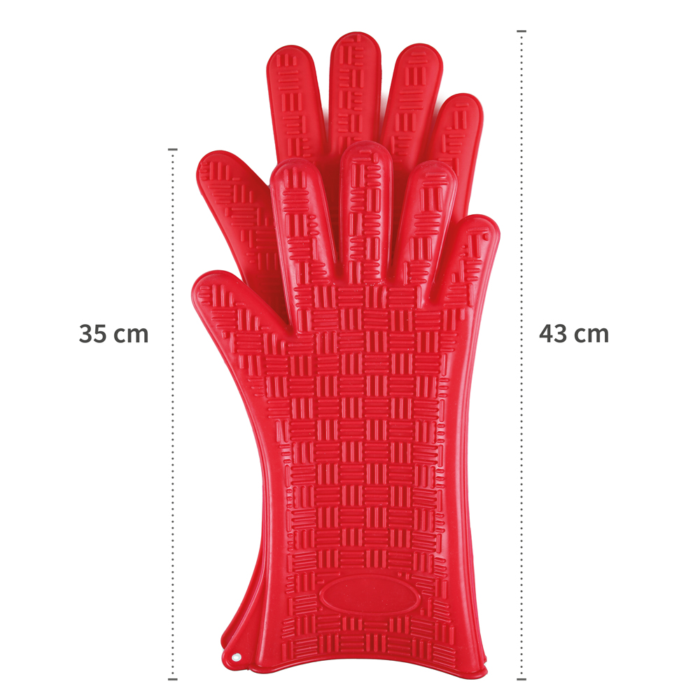 Oven gloves Heatblocker made of silicone with both size