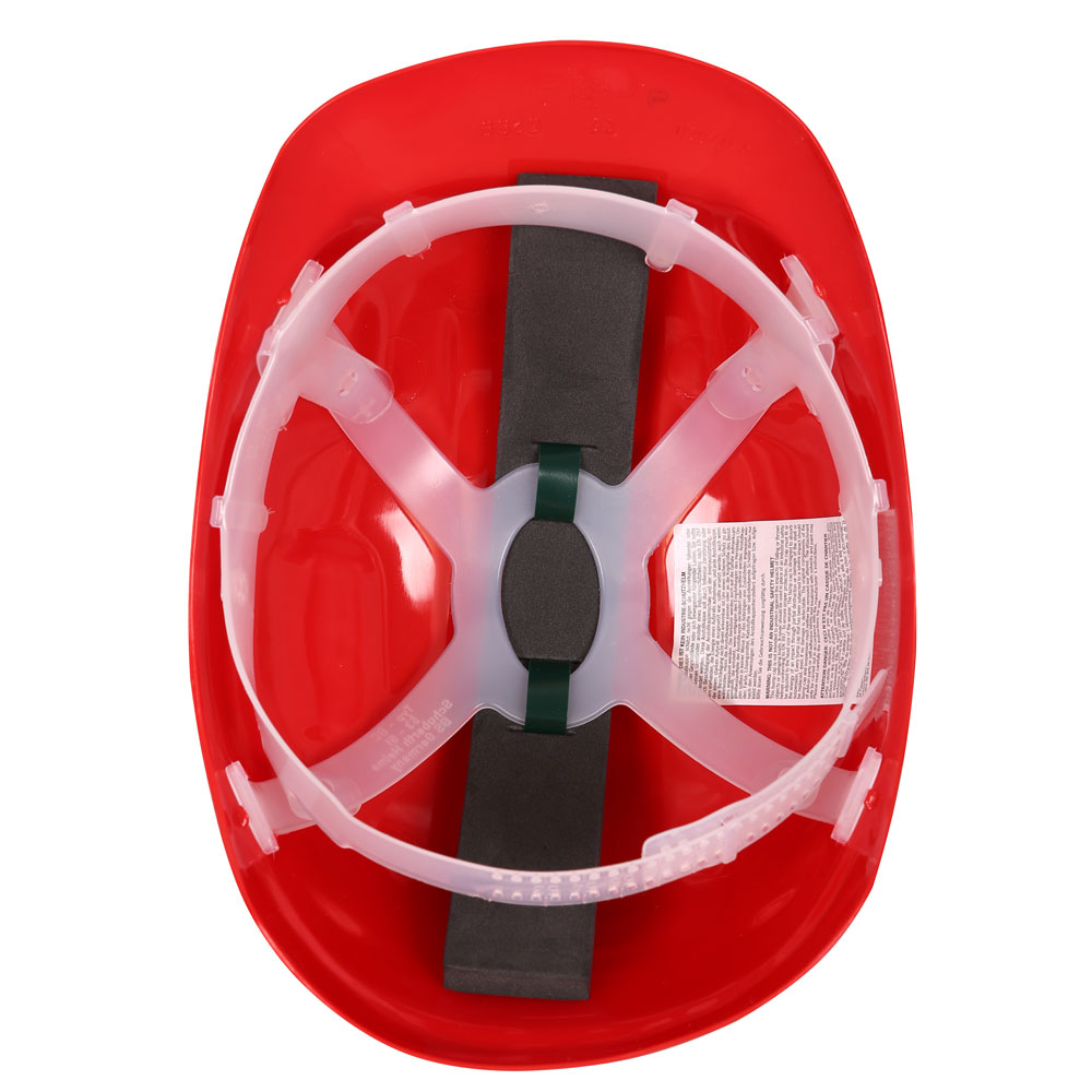 Bump cap "Safe", PE in the inside view, red
