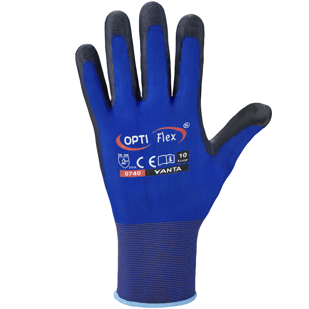 Opti Flex® Yanta 0740, fine knit gloves in the front view