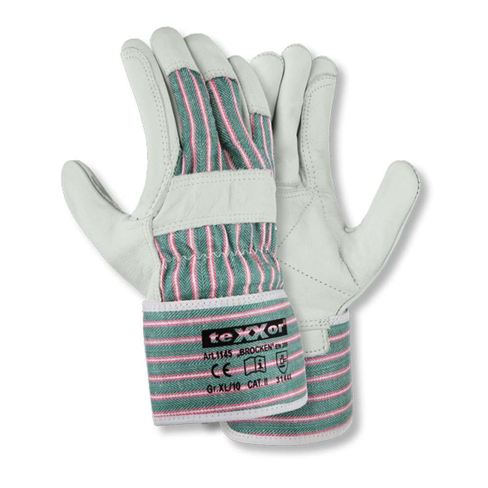 teXXor® full-grain leather gloves BROCKEN 1145 in the general view