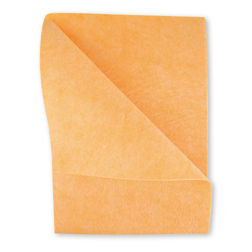Mehrzwecktücher Hexa Light | Viskose/PP, orange, Draufsicht Mehrzwecktücher Hexa Light aus Viskose/PP in orange in der Draufsicht
