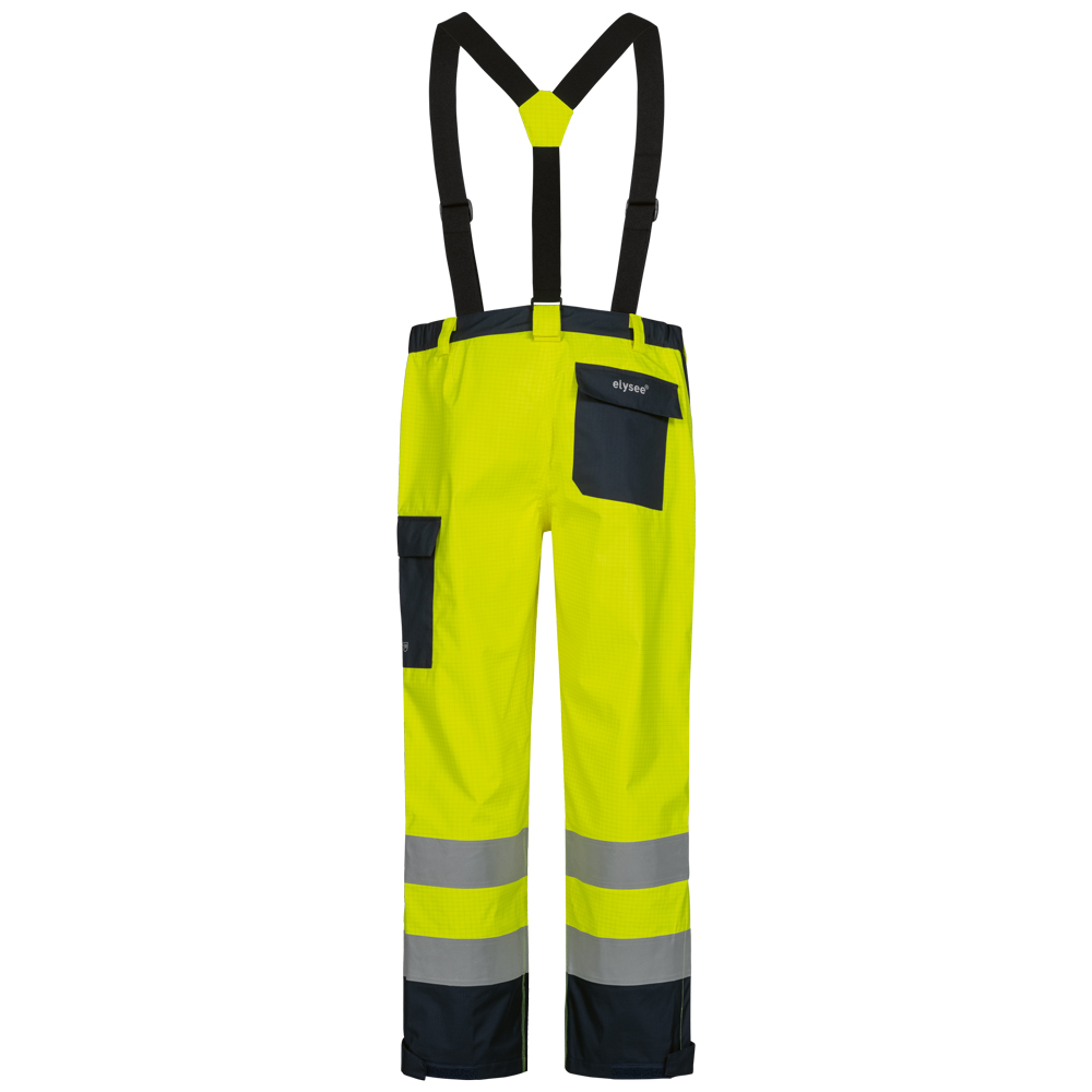 Elysee® Pontus 23474 multinorm high vis trousers from the backside