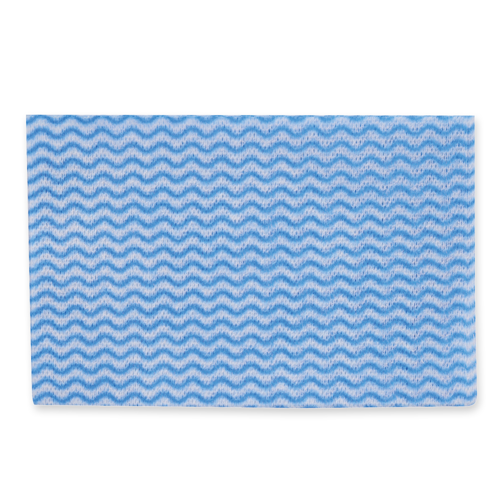Spültücher aus Viskose/Polyester, gelegt, blau