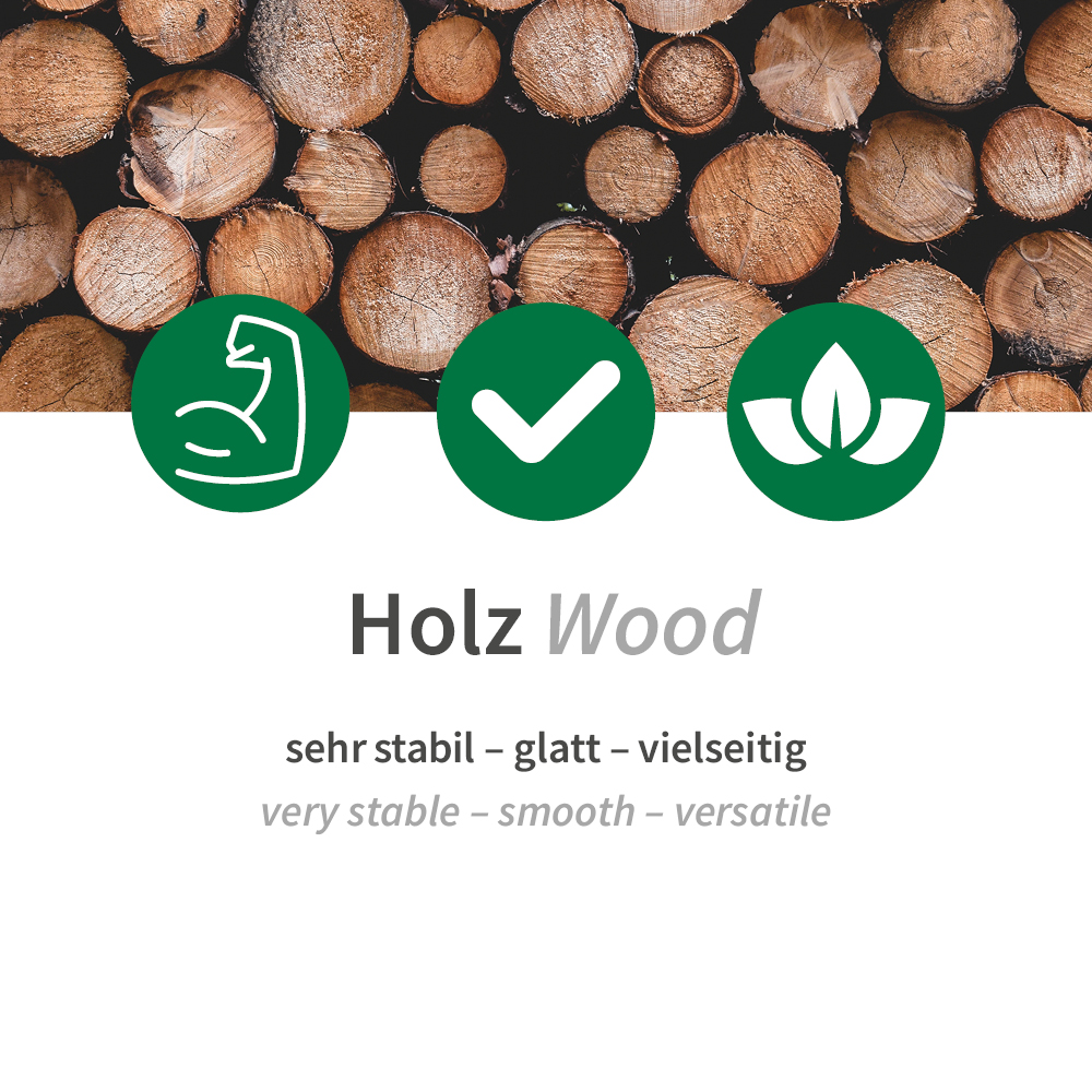 Bio Gabeln Ecowood | Holz, Material Bio Gabeln Ecowood aus Holz mit Material