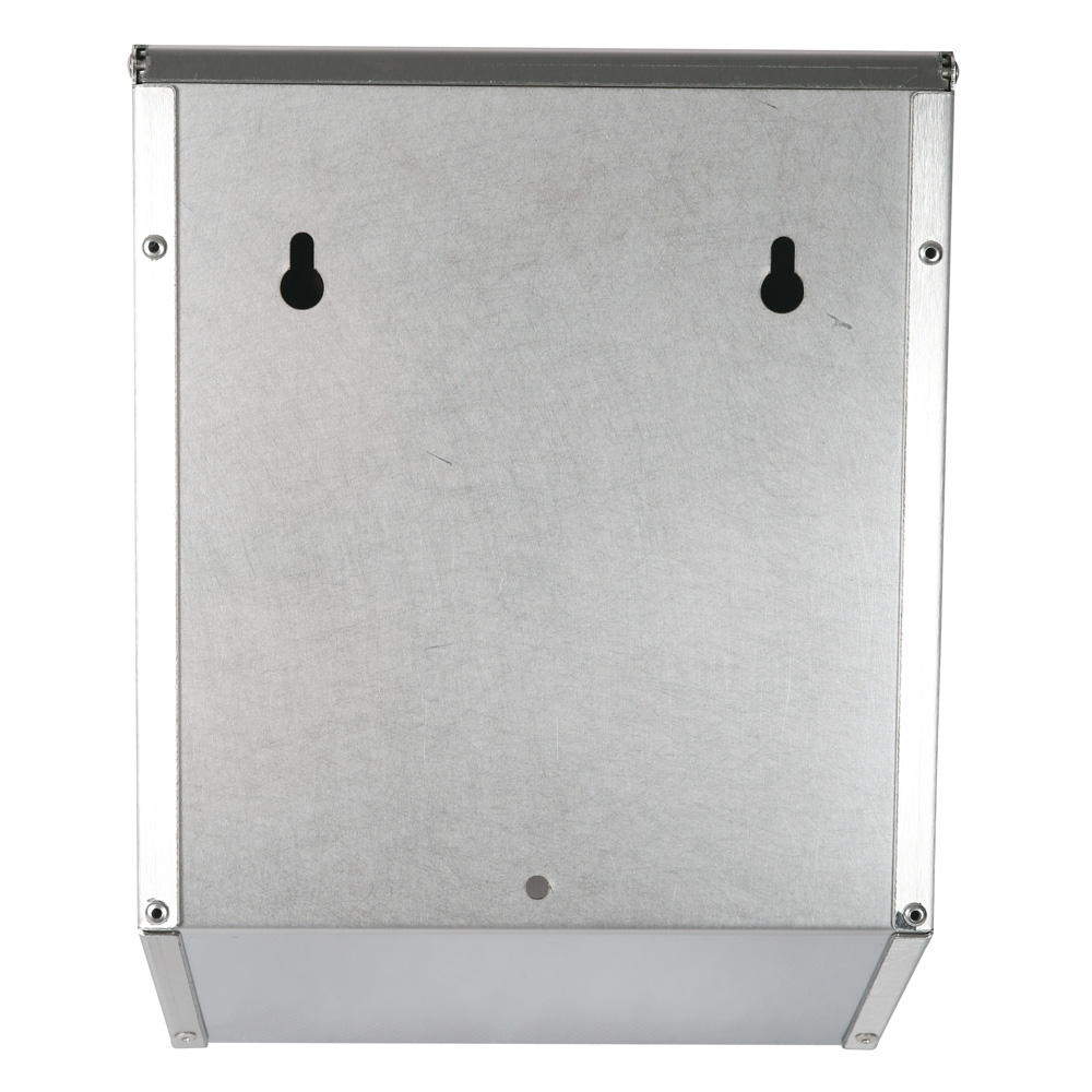 Bulk dispenser Smart, stainless steel from the back