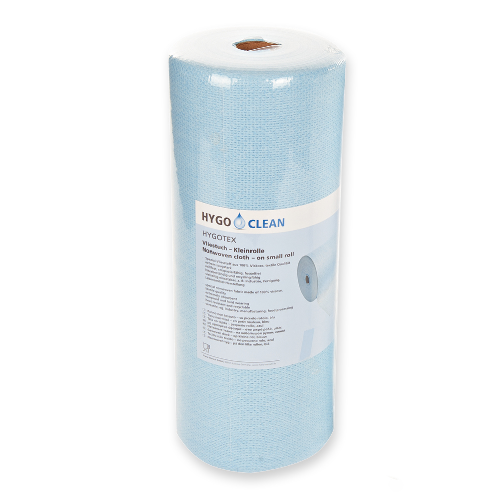Cleaning cloths Hygotex made of viscose, small roll, packaging