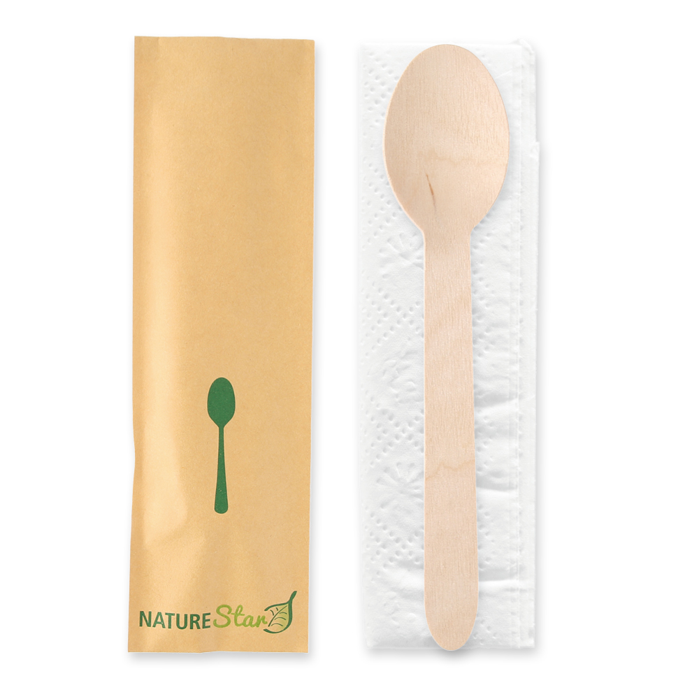 Bio-Holzbesteckset "Spoon" | Birkenholz