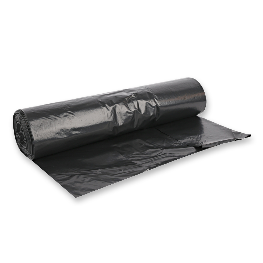 Waste bags Light, 70 l | LDPE, roll, back view Waste bags Light, 70 l made of LDPE on roll in the back view