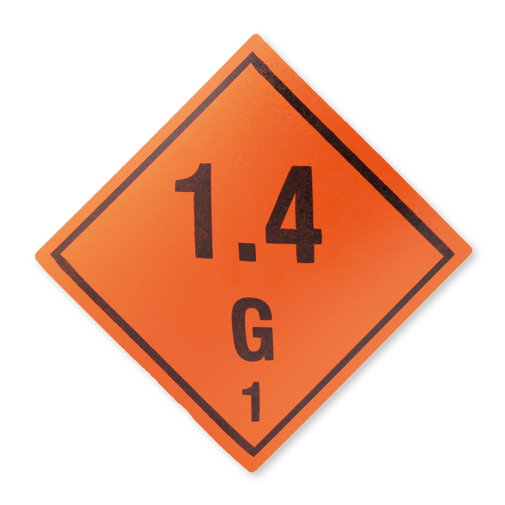 Buy Dangerous goods labels class 1.4: Caution explosion risk, on roll ...