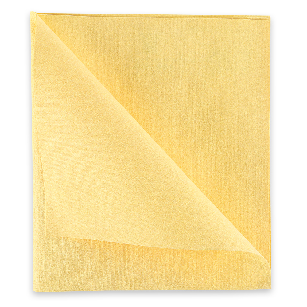 Vliestücher aus Polyester/Polyamid, gelb
