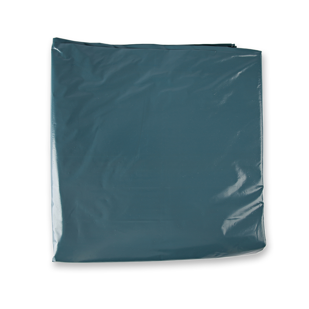 Waste bags Premium, 240 l made of LDPE, pleated in blue in the top view