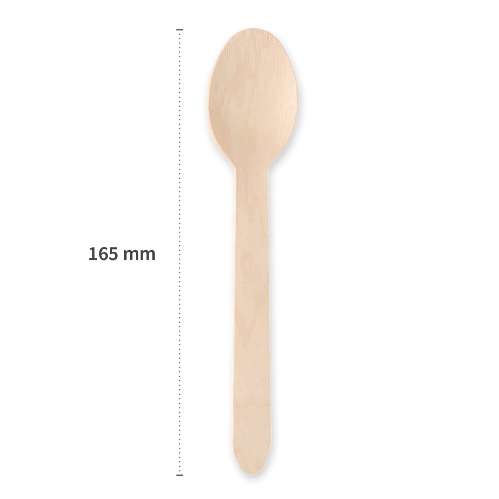Organic spoons made of wood FSC® 100%, wax coated, length