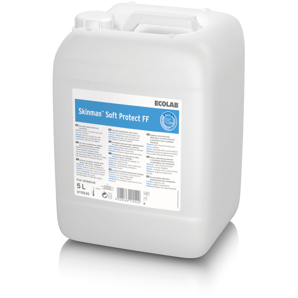 Ecolab Skinman® Soft Protect FF Händedesinfektionsmittel mit 5L Füllvolumen