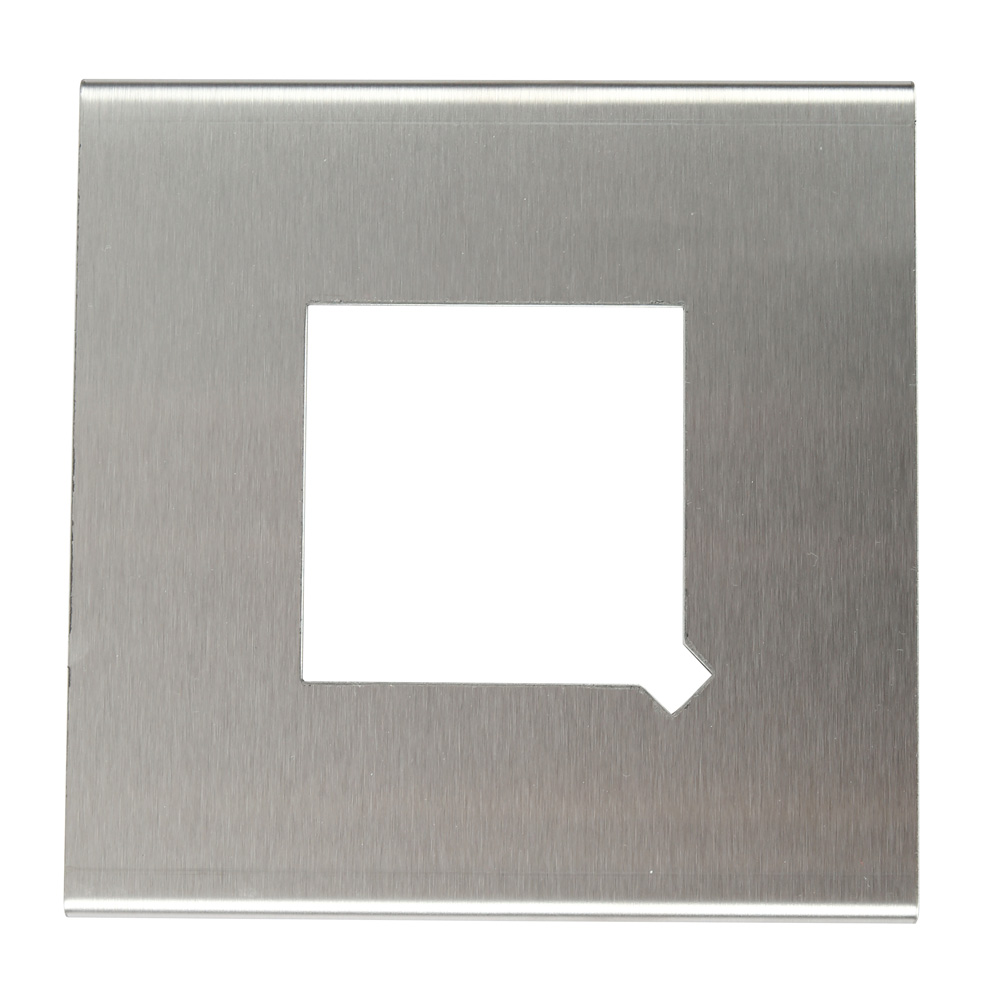 Hygienebeutelhalter | Edelstahl in der Frontansicht