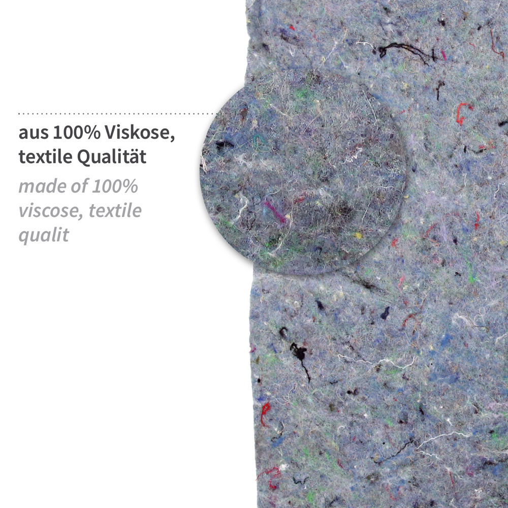 Fleece cloths made of viscose, material