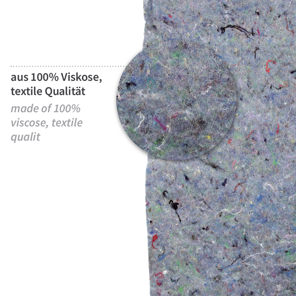Vliestücher aus Viskose, Material