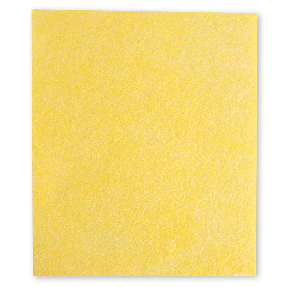 Multi-purpose cloths set Tetra Light made of viscose/PP/PES, yellow