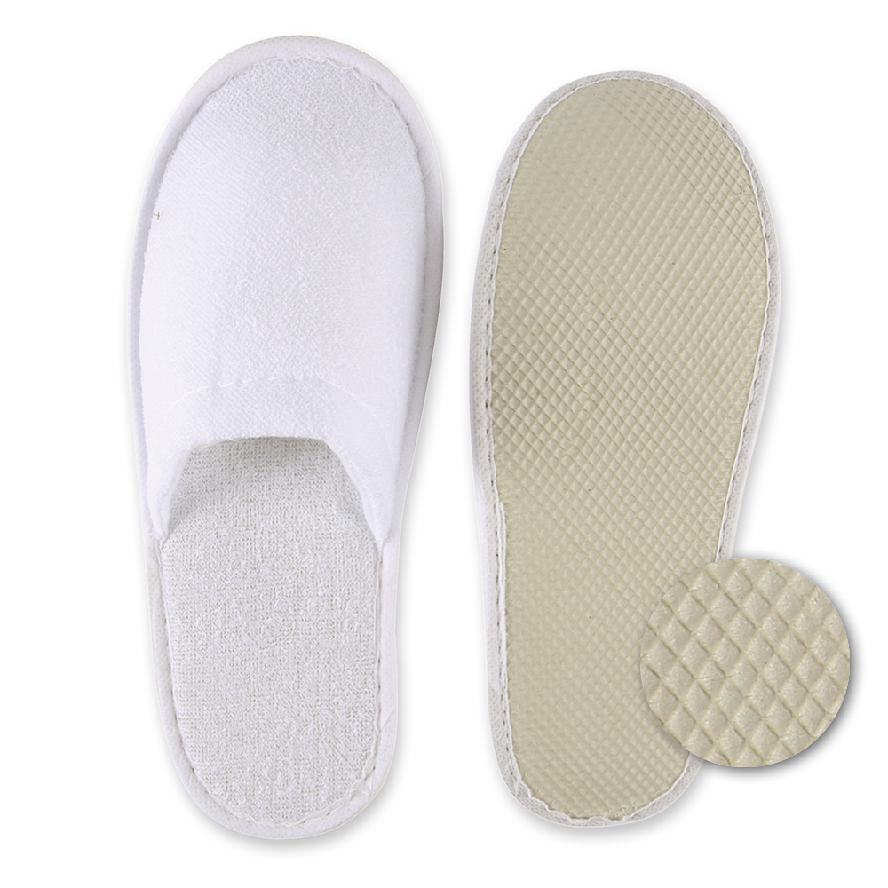 Slipper Classic, closed, made from polyester in bottom view