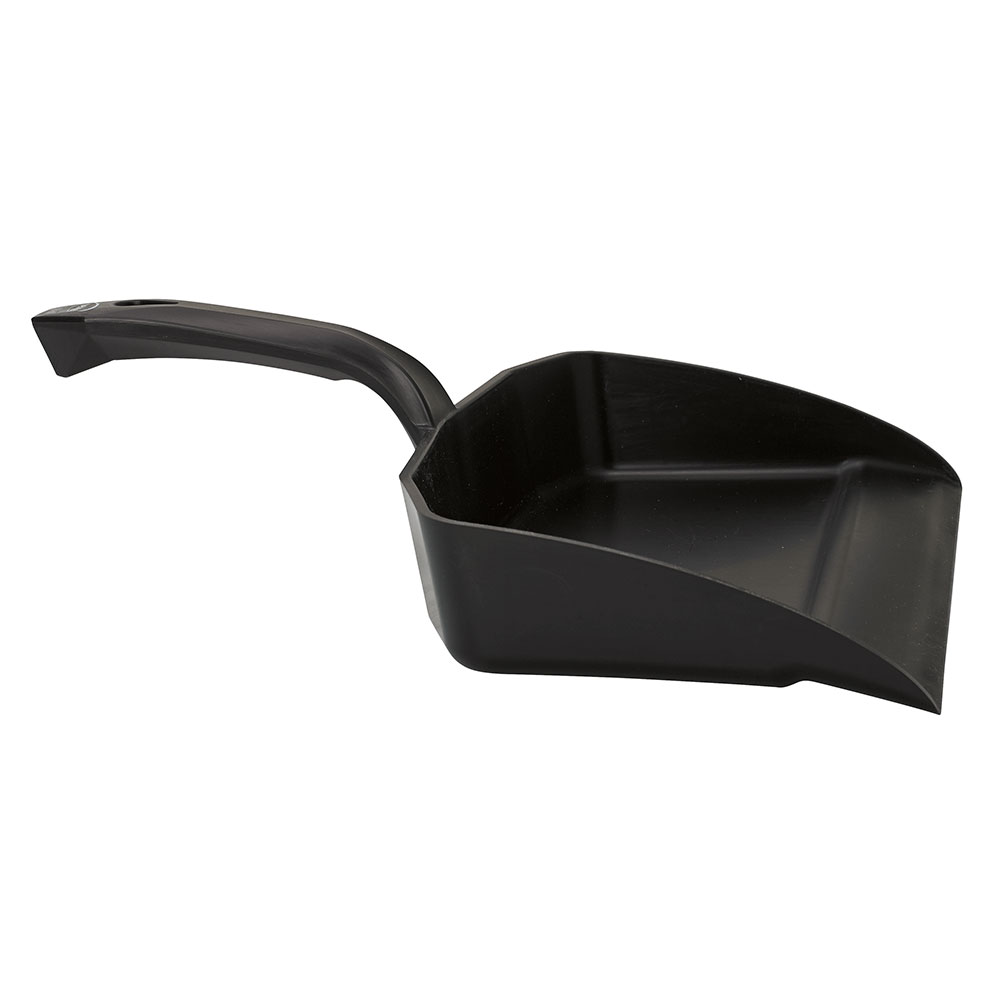 Vikan dustpan, 295 mm, black, side view Vikan dustpan, 295 mm, black side view