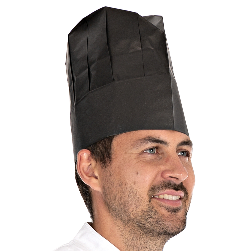 Chef's hats Excellent made of paper in the oblique view