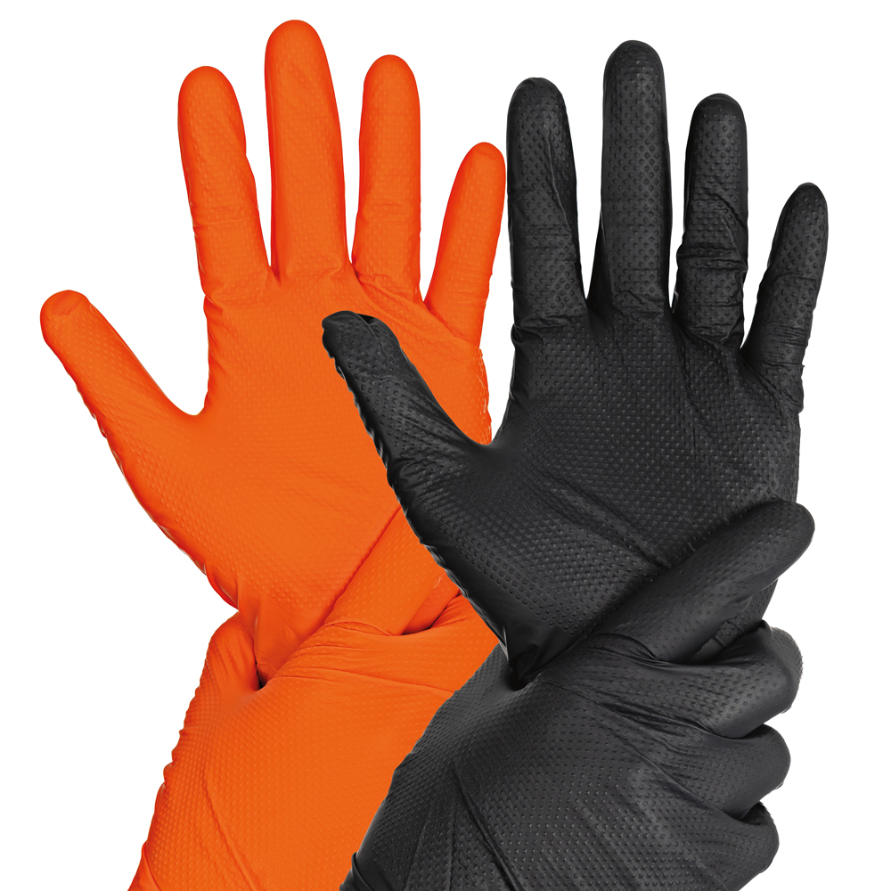 Nitrile gloves Diamond Grip, powder-free in all colours