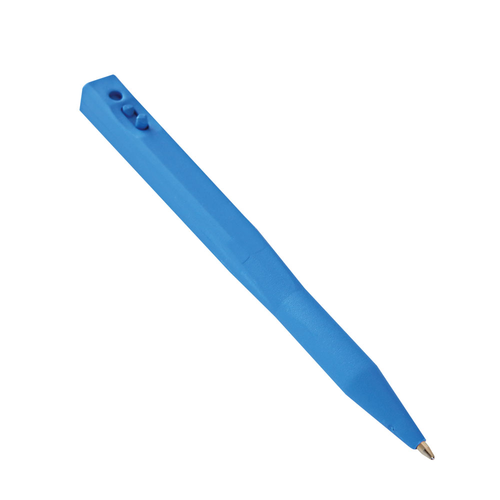 Kugelschreiber "Standard  Detect" detektierbar in blau mit Schriftfarbe blau