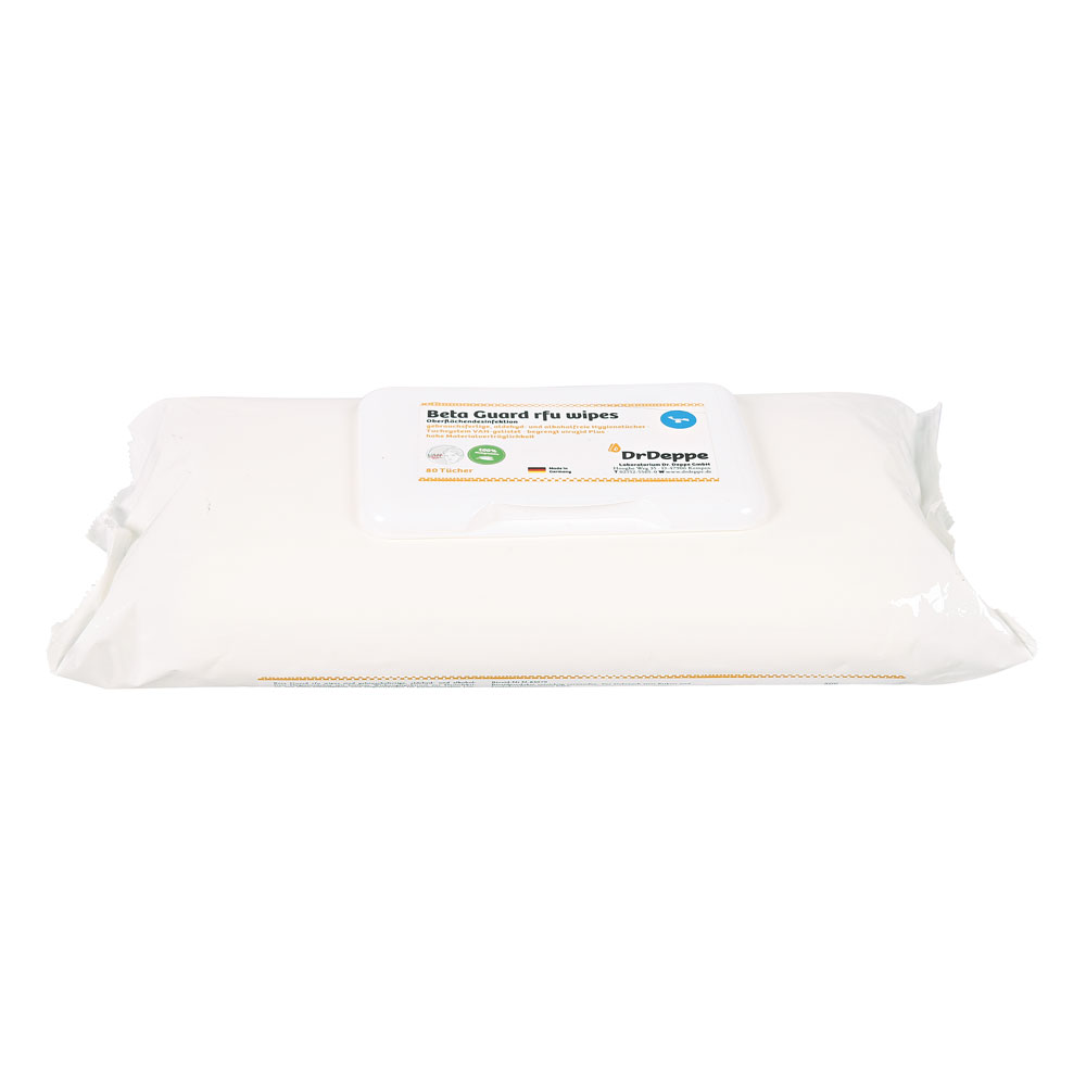 Surface disinfection wipe BetaGuard RFU | Cellulose in the side view