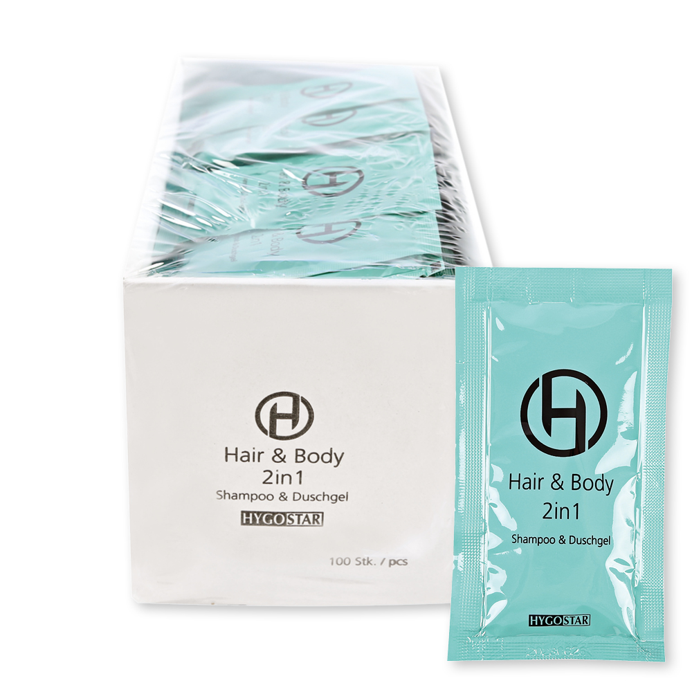 Hair & body, 2in1, sachet as cover picture