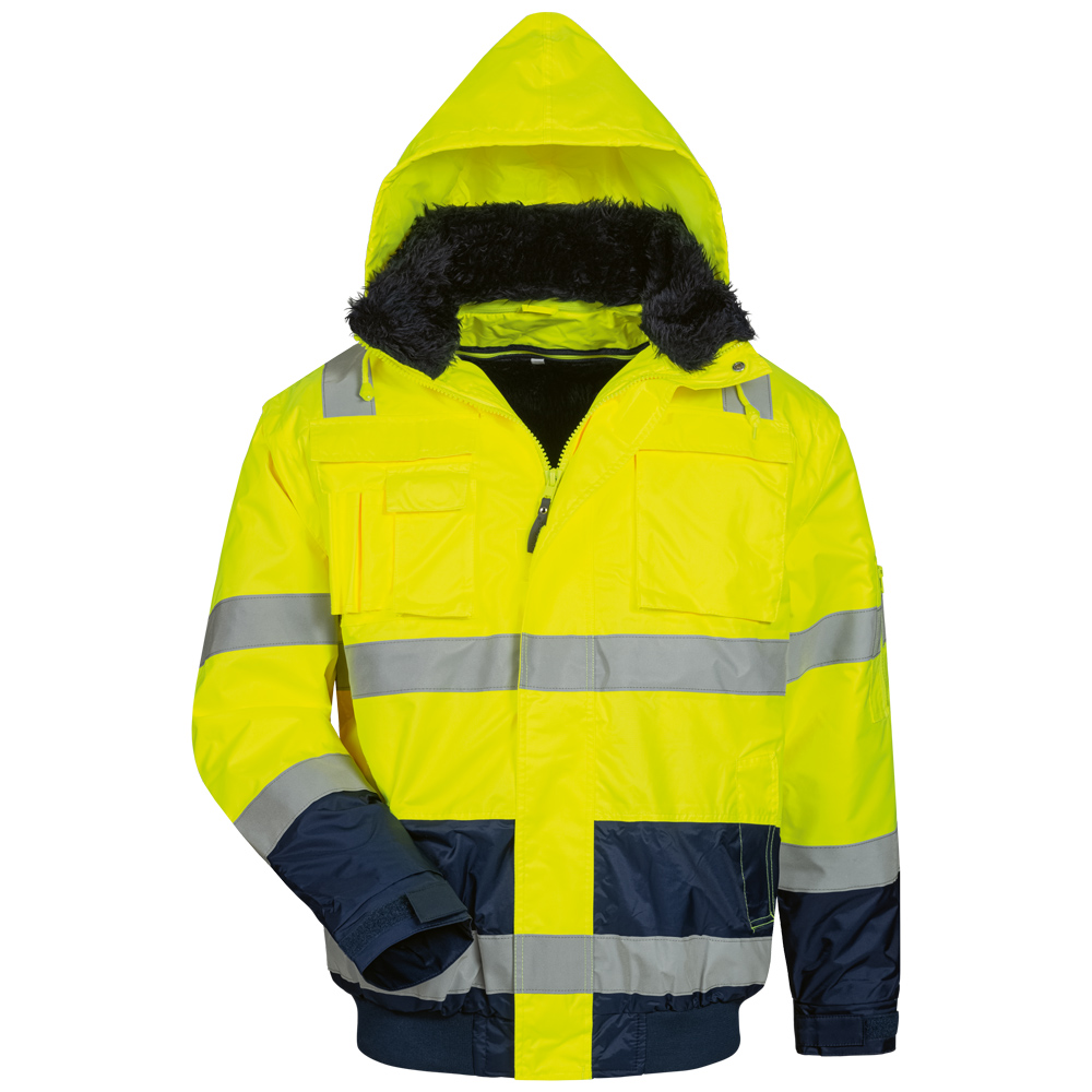 Elysee® Arthur 23458 high vis pilot jackets from the frontside