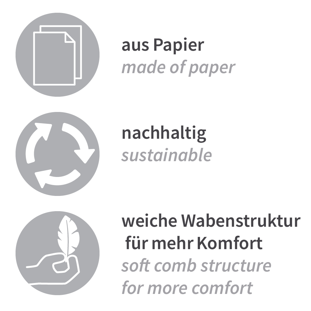 Bio Slipper, offen | Papier, Eigenschaften Bio Slipper, offen aus Papier, Eigenschaften