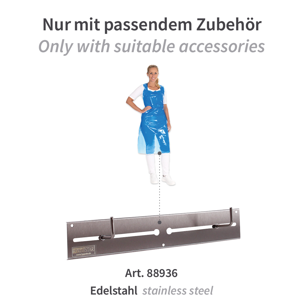 Einwegschürzen Eco ca. 60 my aus LDPE mit passendem Zubehör