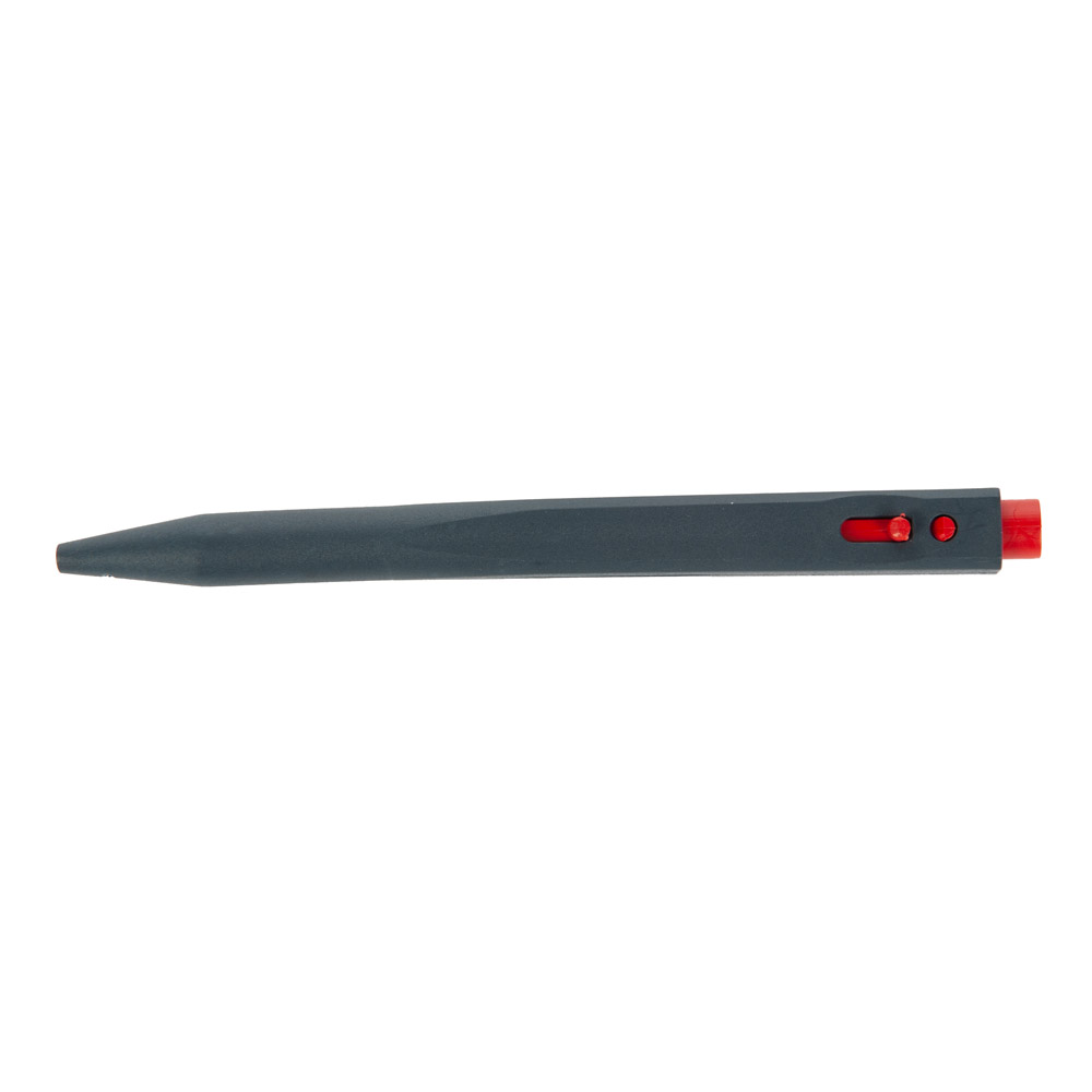 Kugelschreiber "Standard  Detect" detektierbar in schwarz mit Schriftfarbe rot
