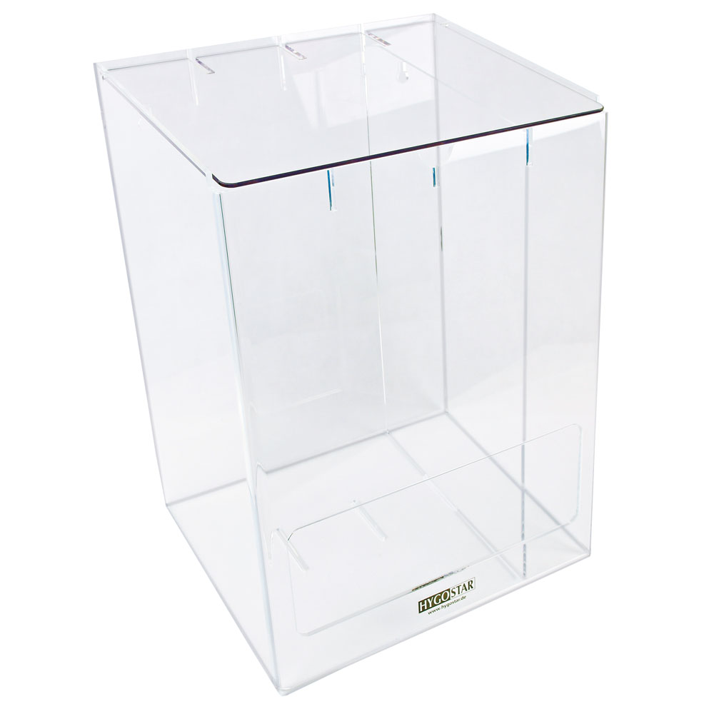 Double dispenser for disposable clothing "Double" made of Acrylic