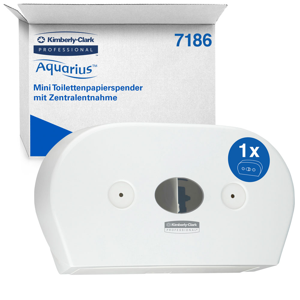 Kimberly-Clark Professional™ Aquarius™ toilet tissue dispenser with centerfeed roll