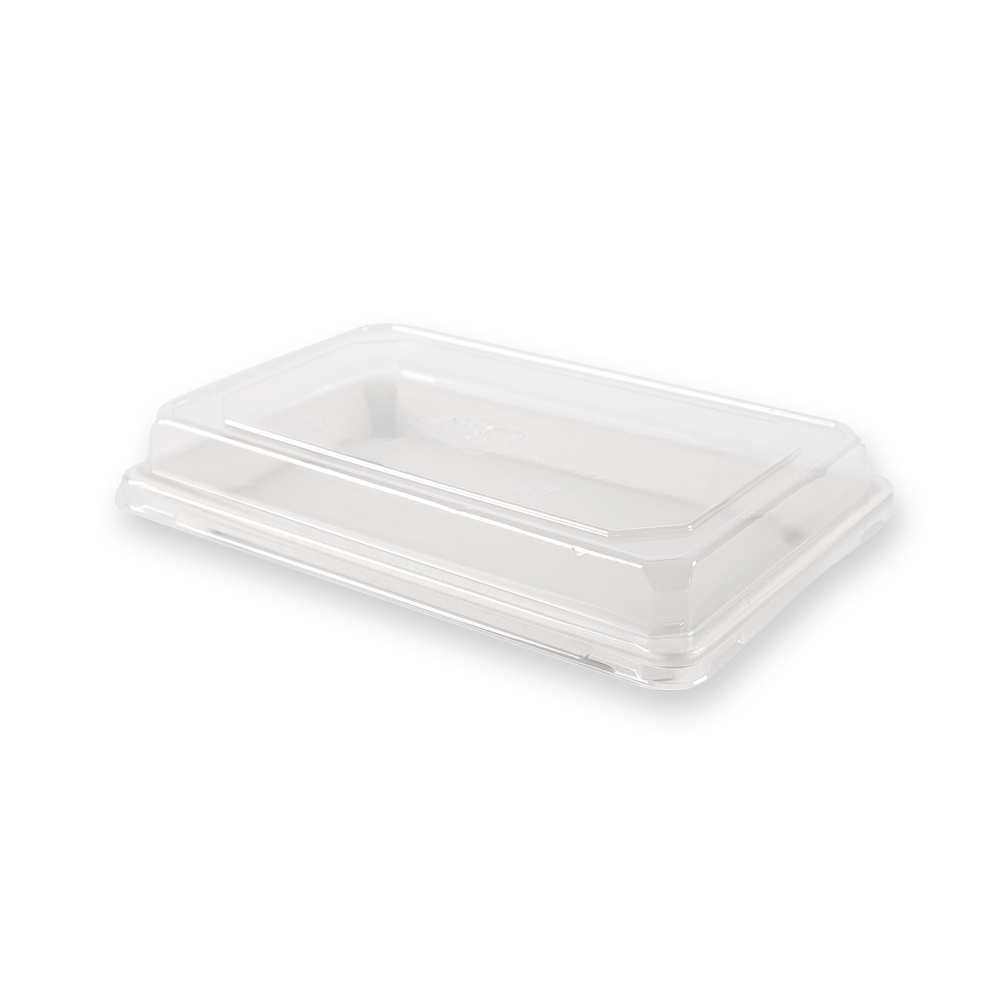 Organic sushi trays made of bagasse, with lid