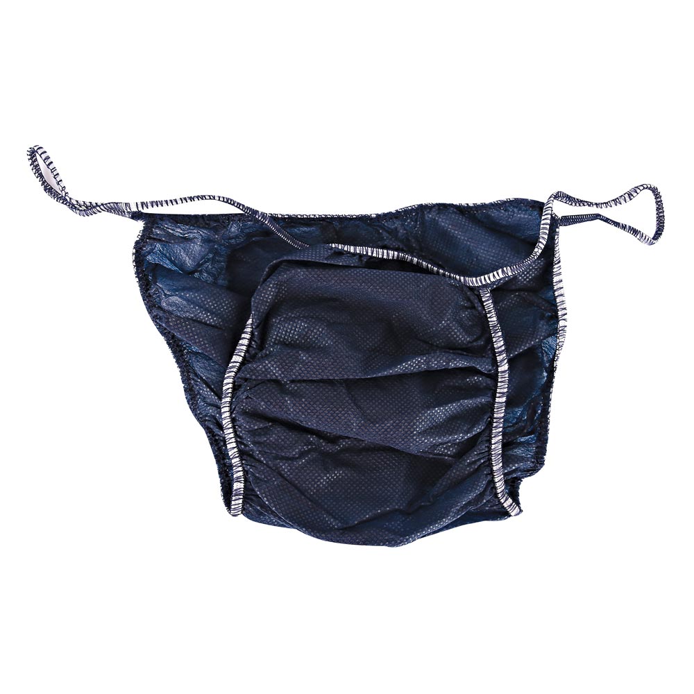 Disposable briefs Man made of PP in dark blue