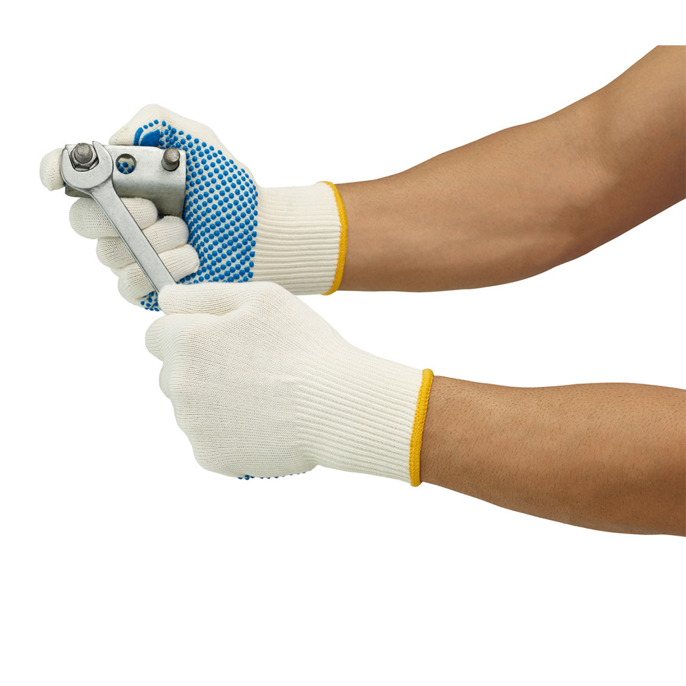 Ansell Tiger Paw® 76-301, multipurpose gloves with example of use