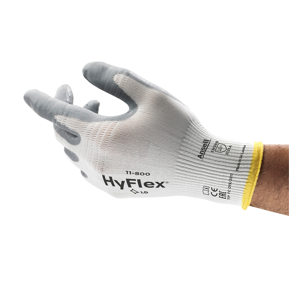 Ansell HyFlex® 11-800, mutlipurpose gloves in the side view