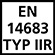 EN 14683 Typ IIR