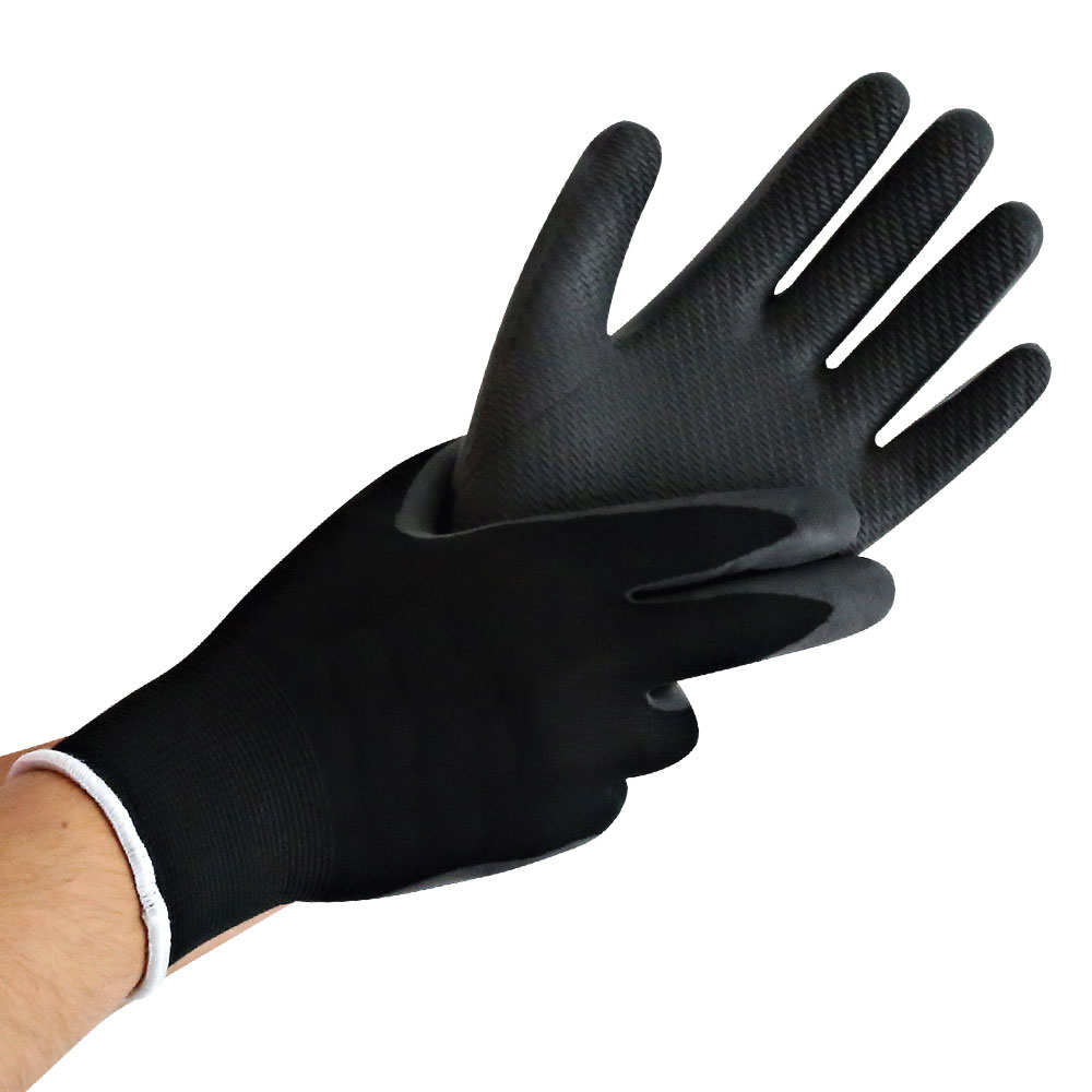Fine knit gloves Ultra Grip with latex foam coating