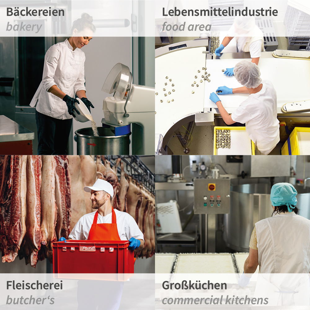 Putzpapiere Allfood, 2-lagig | Zellulose, FSC®-Mix, blau, Einsatzmöglichkeiten Putzpapiere Allfood 2-lagig als Zellulose FSC®-Mix in blau in Einsatzmöglichkeiten