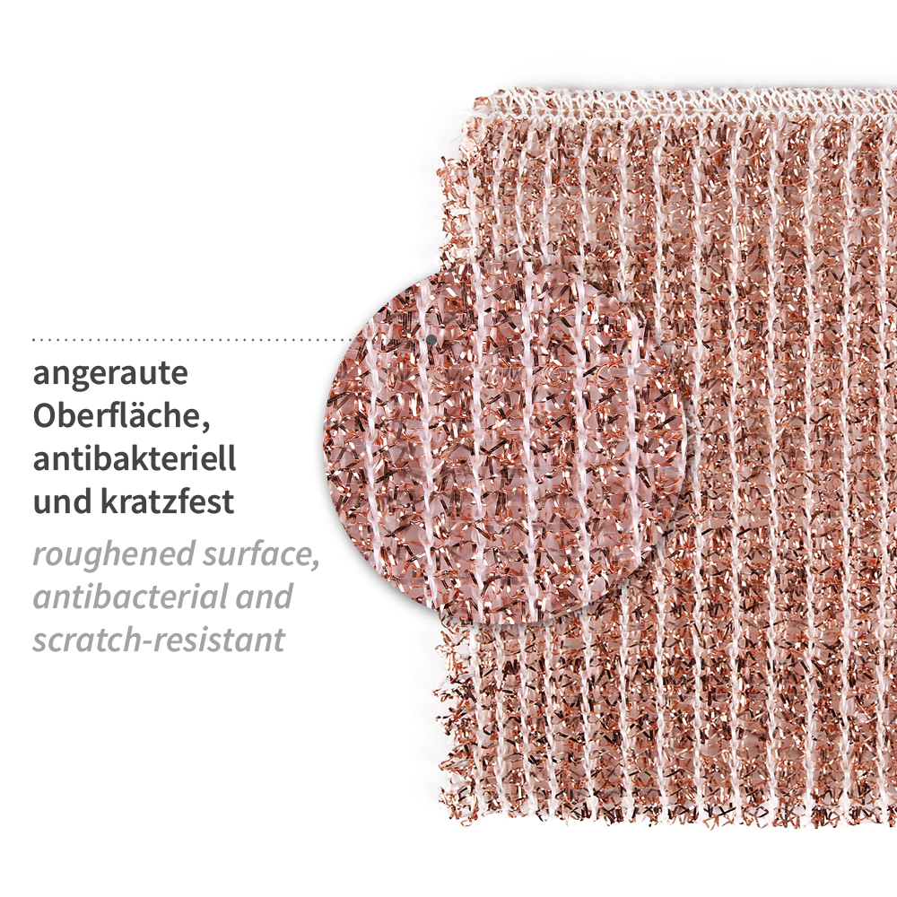 Kupfertücher, Material Kupfertücher mit Material