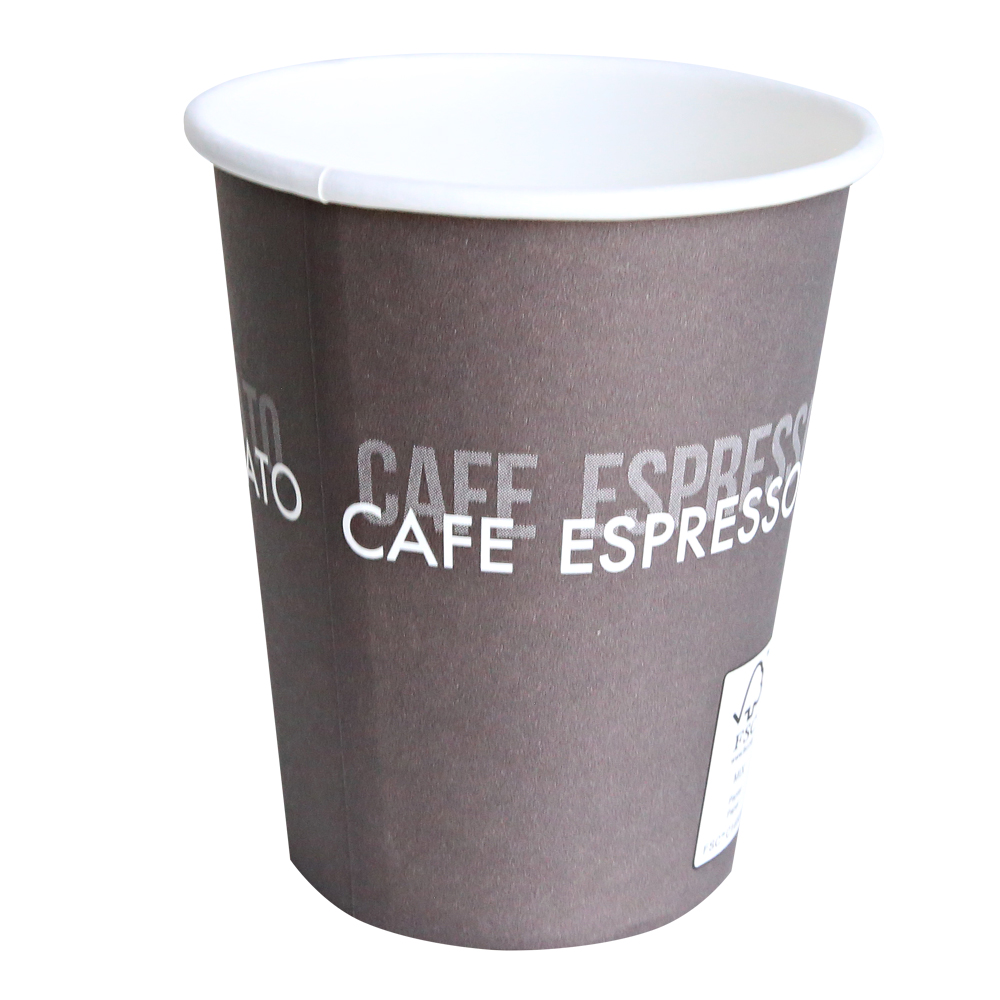 Kaffeebecher To Go, Pappe/PE, FSC®-Mix mit Cafe-Schriftzug