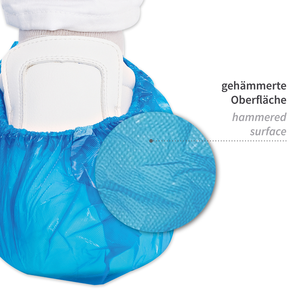 Überschuhe für Hygomat aus CPE die gehämmerte Oberfläche 