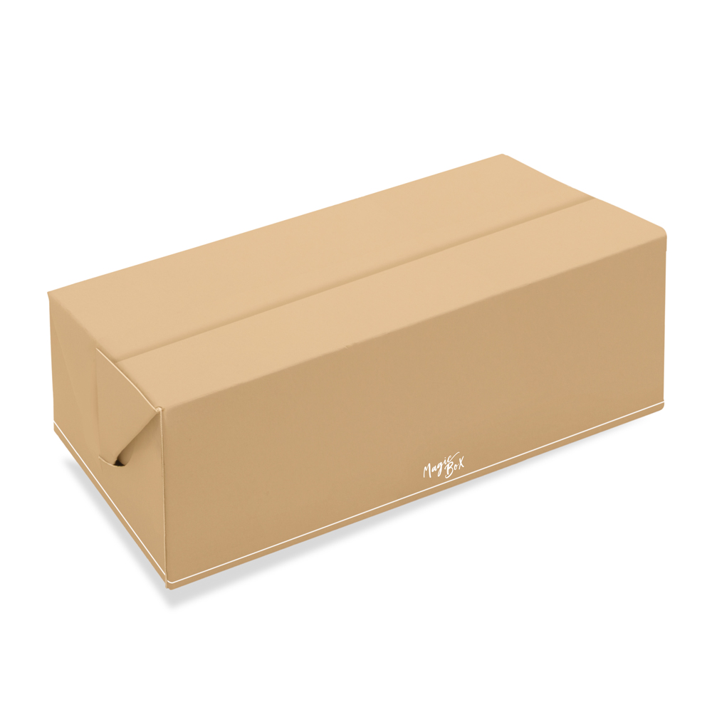 Bio Foodboxen Magic aus Pappe/PE, in Frontalansicht