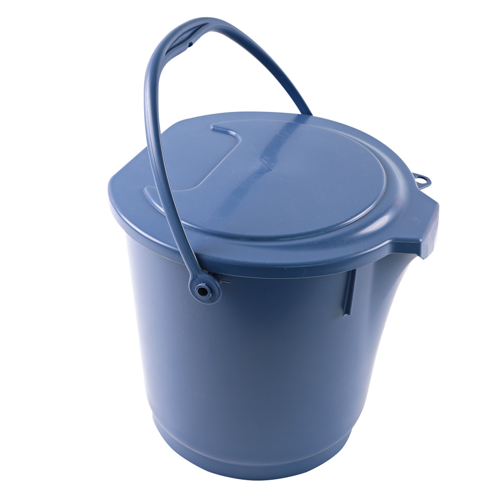 Bucket made of PP detectable, 9l with lid