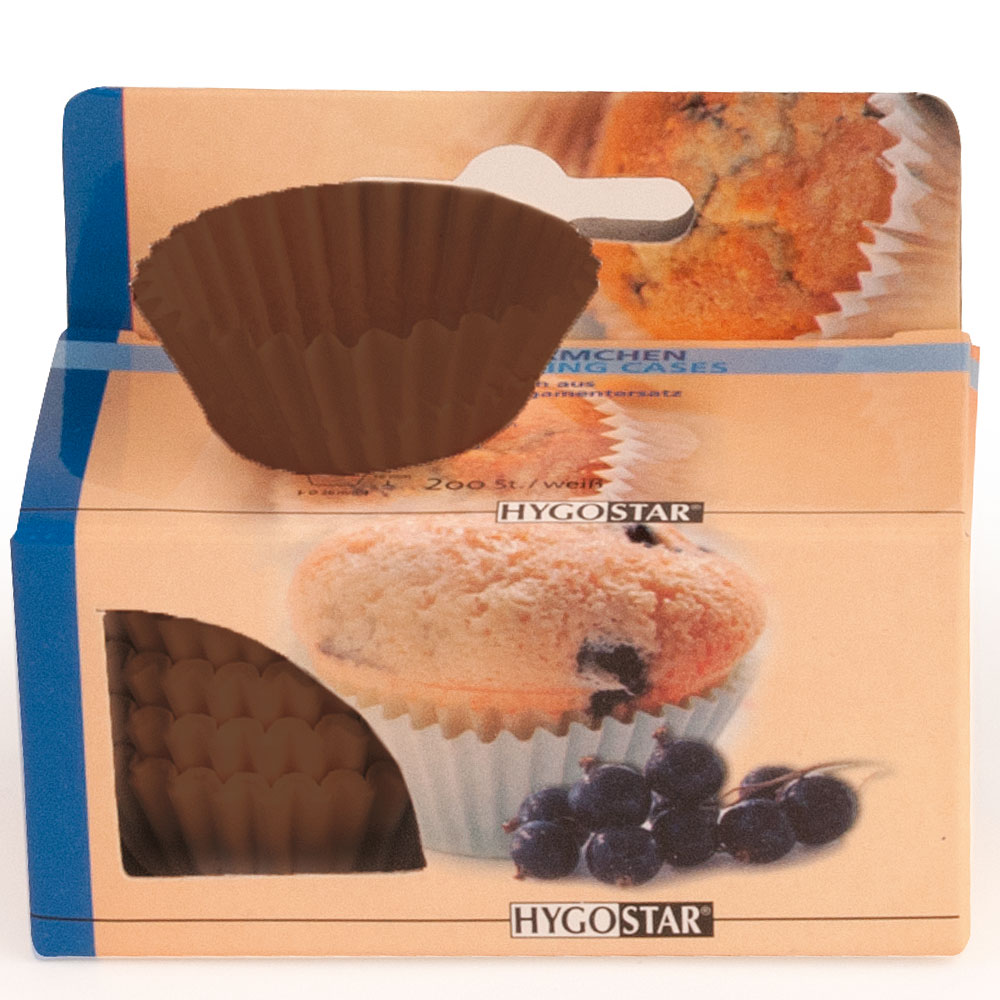 Baking cases brown