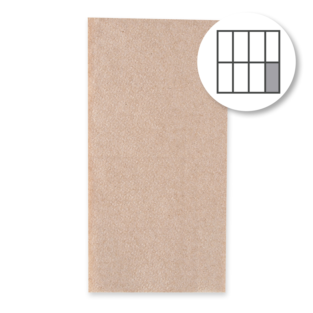 Bio napkins Nature, 1-ply made of recycled paper, FSC®-Recycled, 1/8-fold