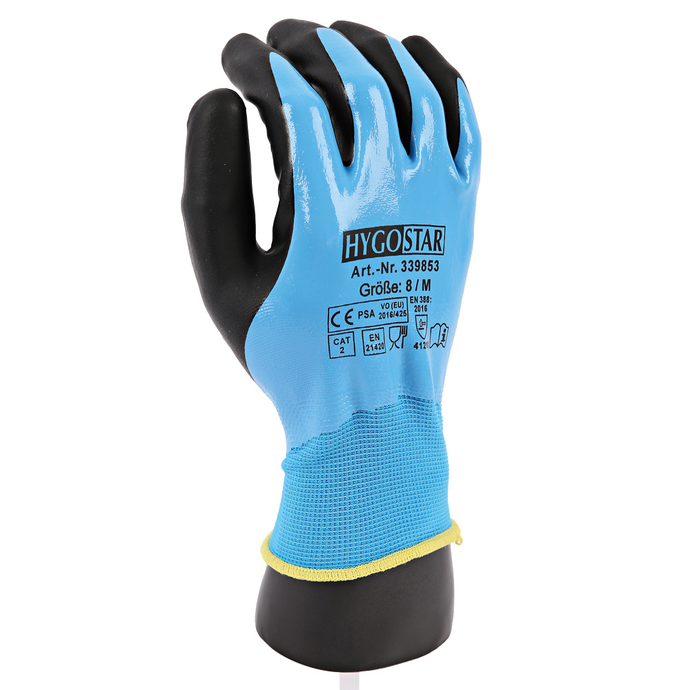 Fine knit gloves Allfood Nitril with nitrile coating