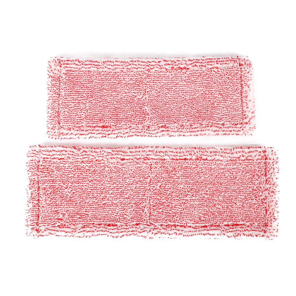 Wischmopp aus Polyester/Mikrofaser, Varianten rot